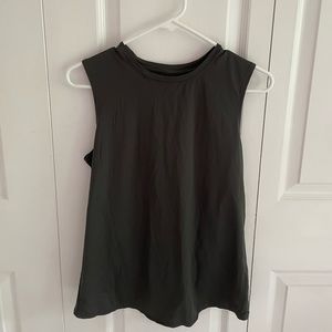 ATHLETA - Cross open back tank - Dark Green - XS